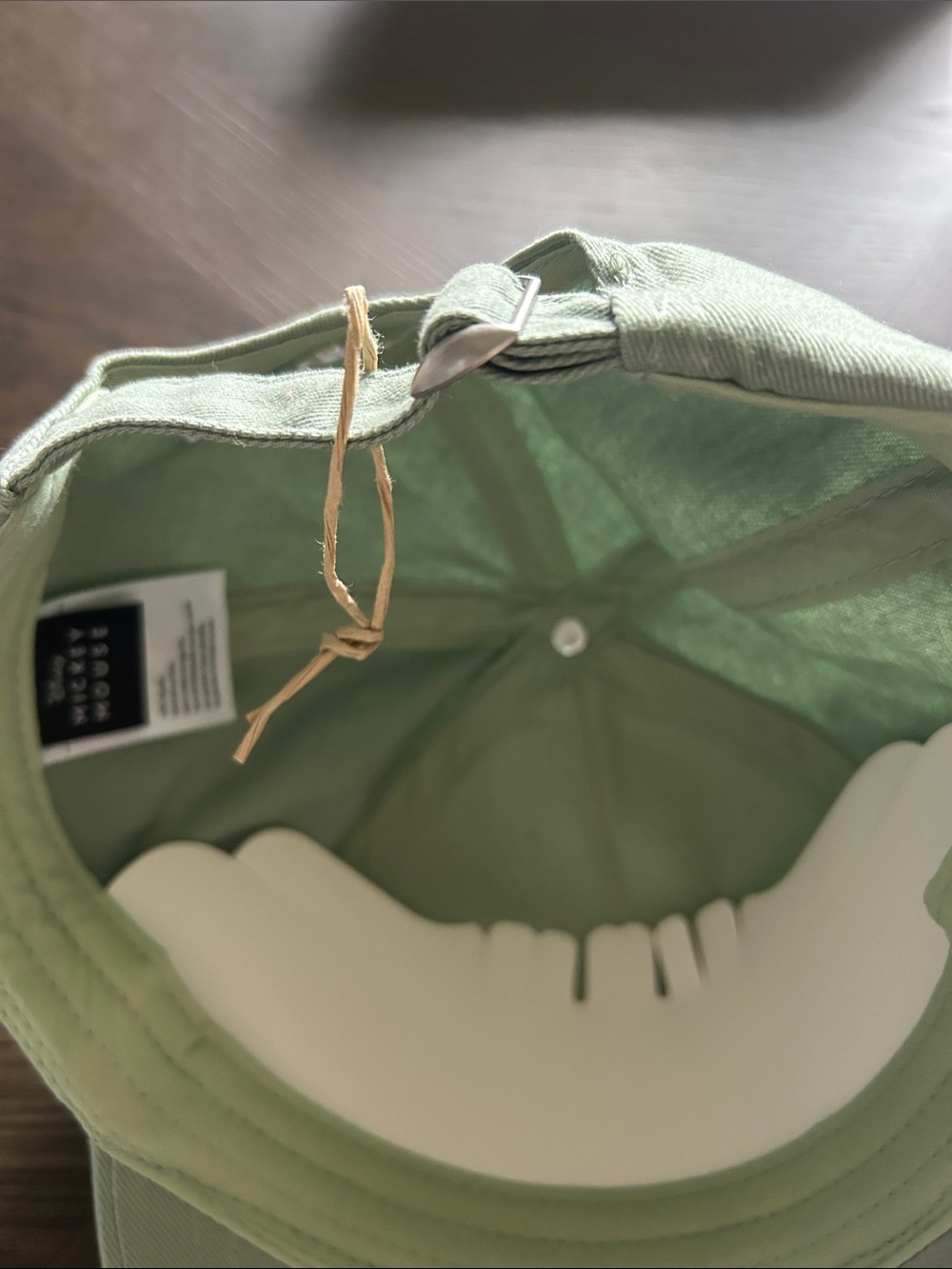 Disney Aldi Exclusive Green Mickey & Minnie Baseball Cap New - Picture 4 of 4